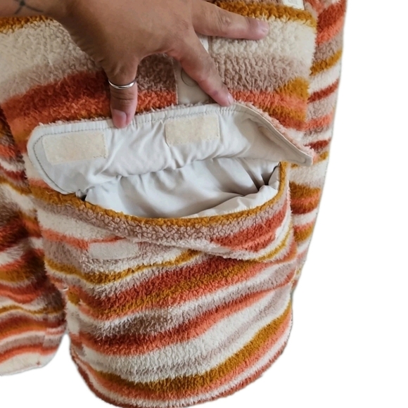 Billabong Womans Switchback Colorful Fleece Cozy Pullover Jacket S - Picture 7 of 14